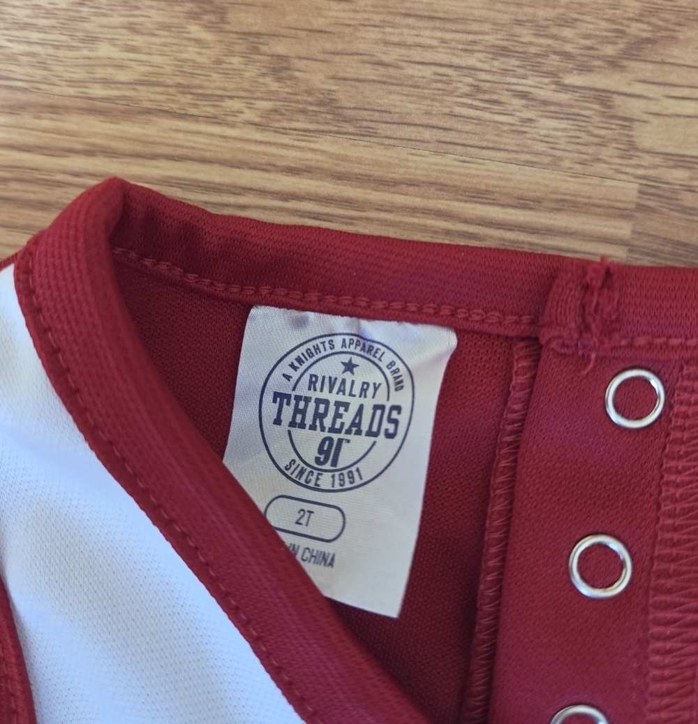 University Of Alabama Baby Cheerleading Jersey 2T NWT $20 Crimson Tide NCAA - Picture 3 of 4
